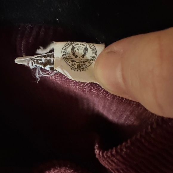 Corduroy Vest in Rich Burgundy - Picture 5 of 5